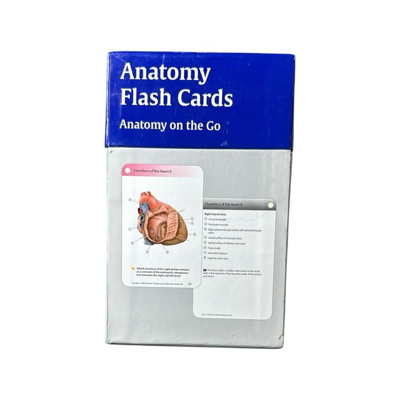 Anatomy Flash Cards: Anatomy on the Go - Cards, by Gilroy Anne M - Very Good - Picture 3 of 7